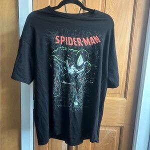 Marvel Black Spider-Man Short Sleeve Tee